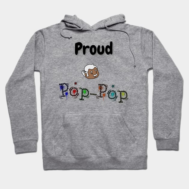 Proud Pop-Pop Hoodie by Feisty Designs 